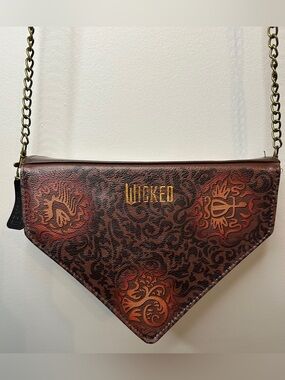 RARE Spirit Halloween WICKED Grimmerie Accessory Crossbody Bag EUC